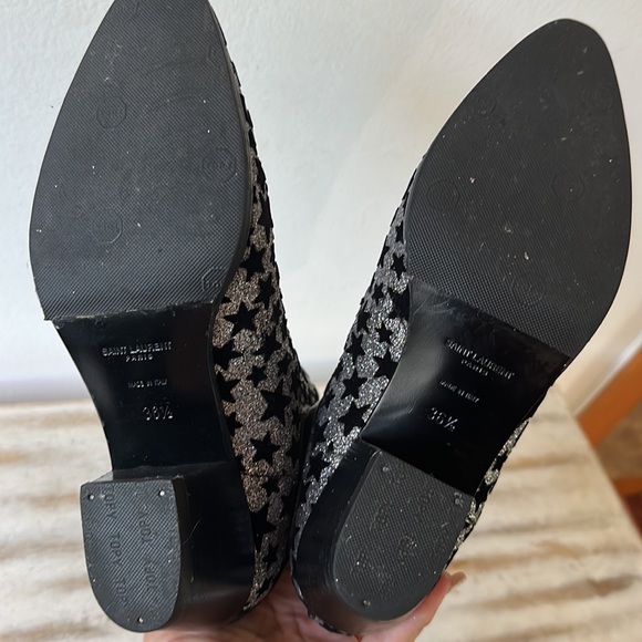 Saint Laurent glitter star boots - read whole description ‼️SALE SALE SA… - Picture 11 of 13